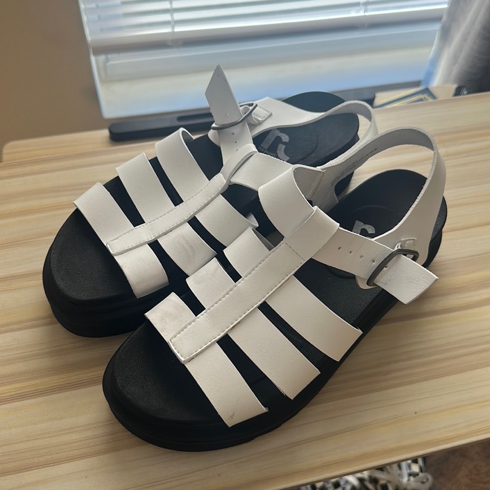 White Platform Sandals